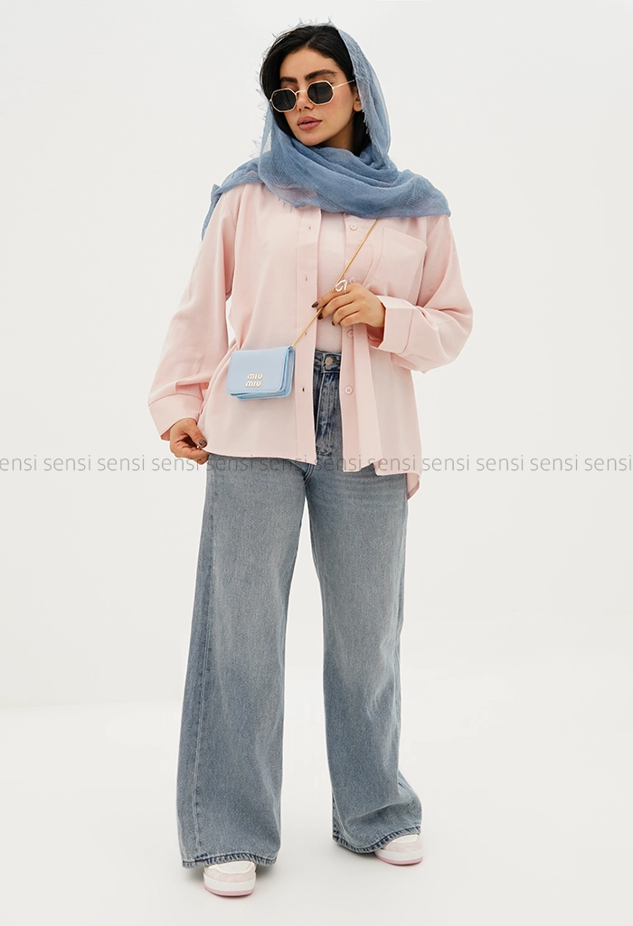 شومیز مودال پری رنگی کد1005275